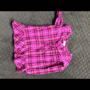 Pink plaid shirt